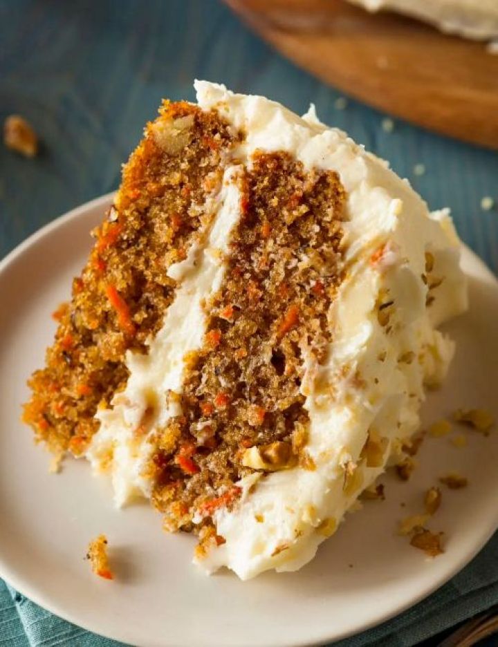 Tasty carrot cake served from the cafe at our soft play in Addlestone