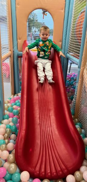 Fun slide at Stop and Play Softplay