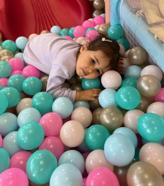 Children enjoying the ball bit at Stop and Play Softplay